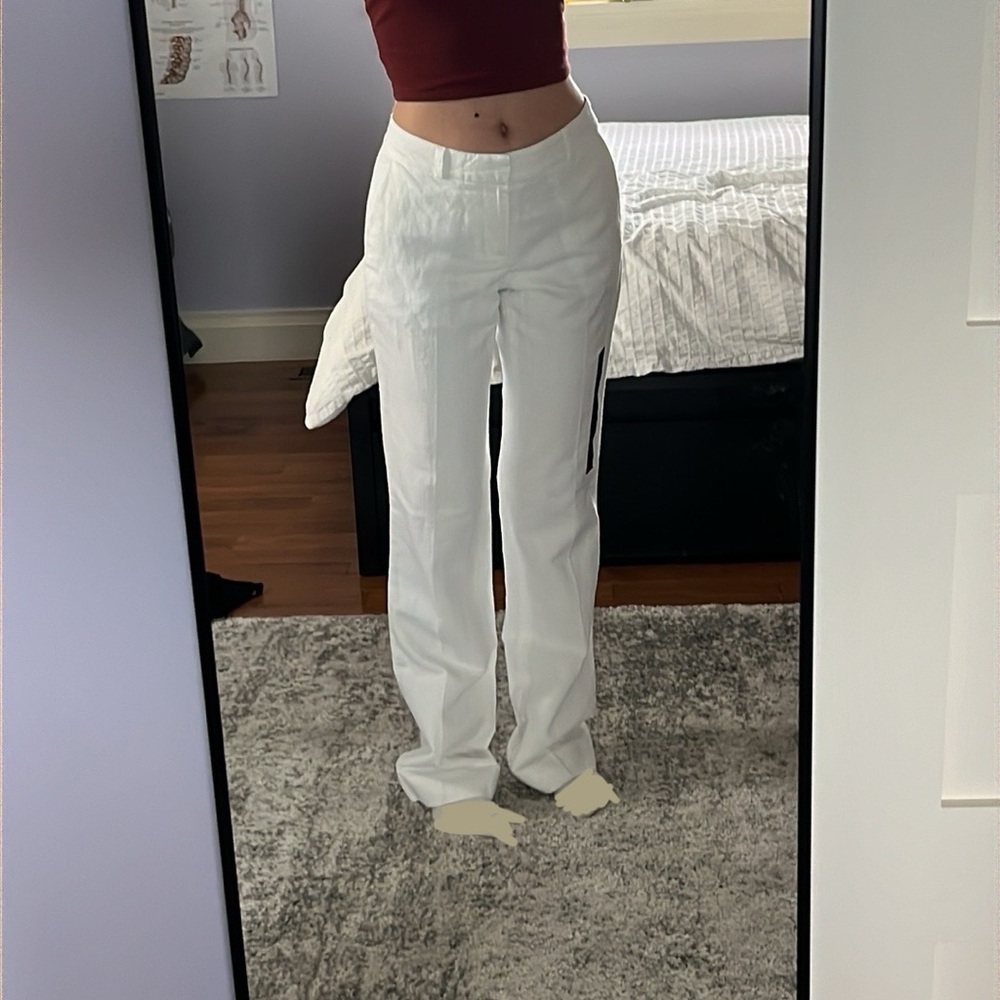 Banana republic martin linen trousers